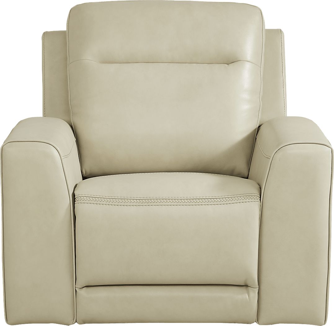 Bargotti Ice Leather Dual Power Recliner
