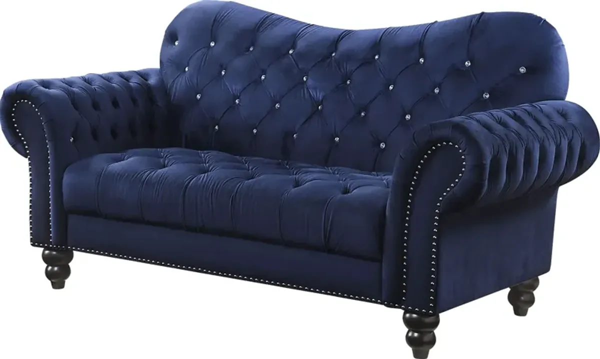 Brentnal Navy Loveseat