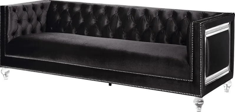 Brocadero Black Sofa