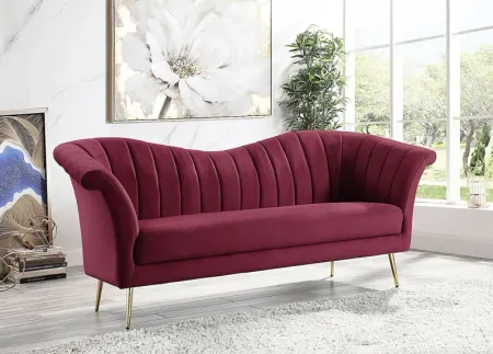 Bardeen Red Sofa