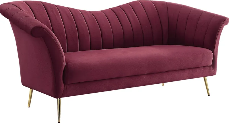 Bardeen Red Sofa