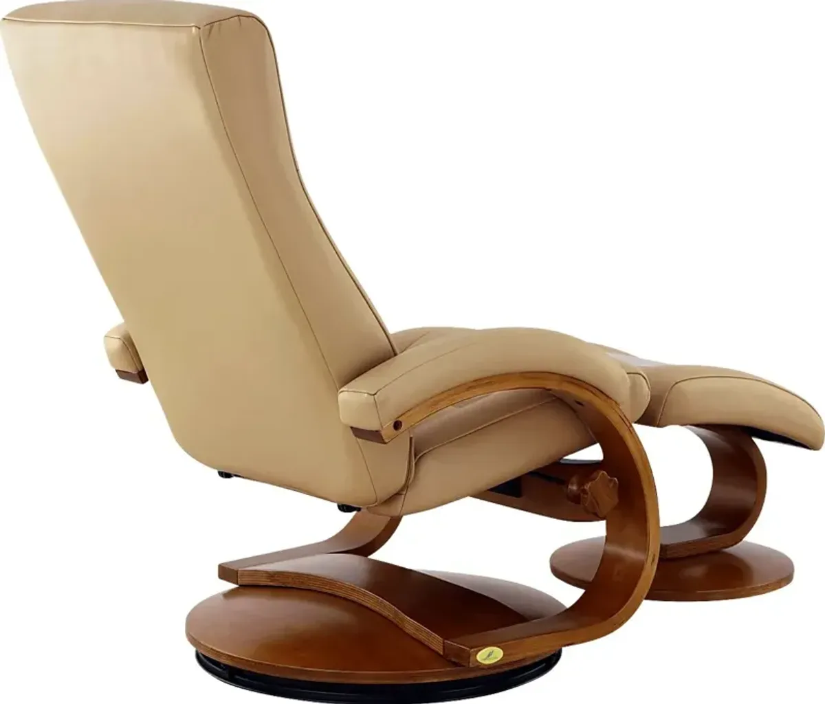 Oslo Collection Hamar Tan Recliner & Ottoman