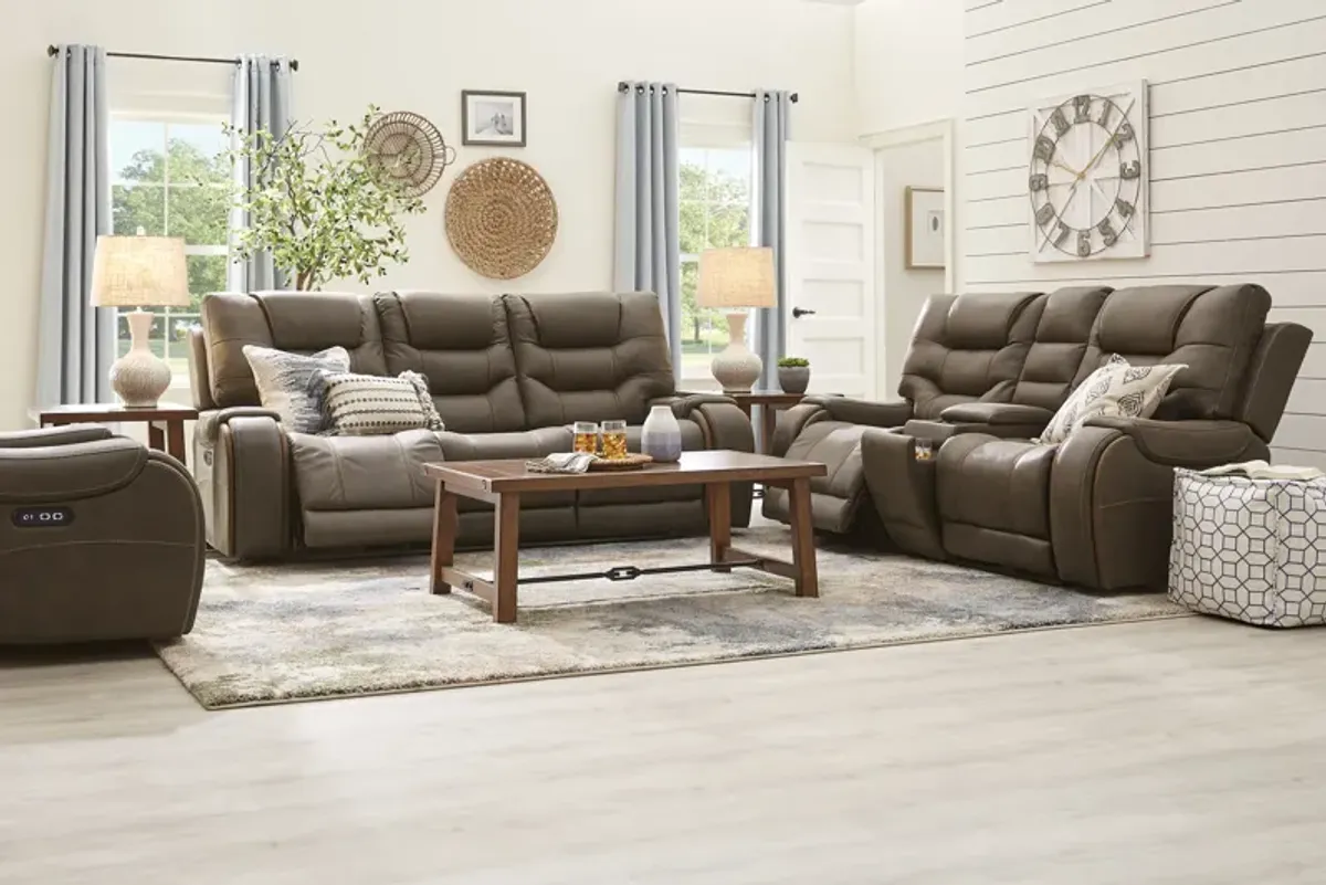 Laredo Springs Brown 8 Pc Dual Power Reclining Living Room