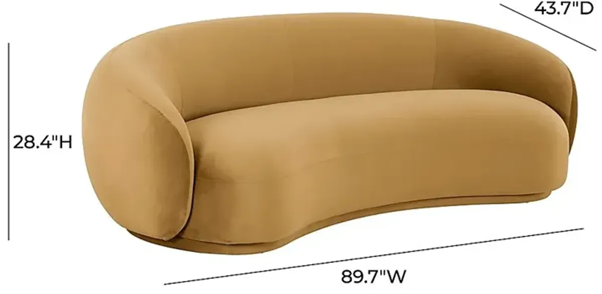 Caperiole Cognac Sofa