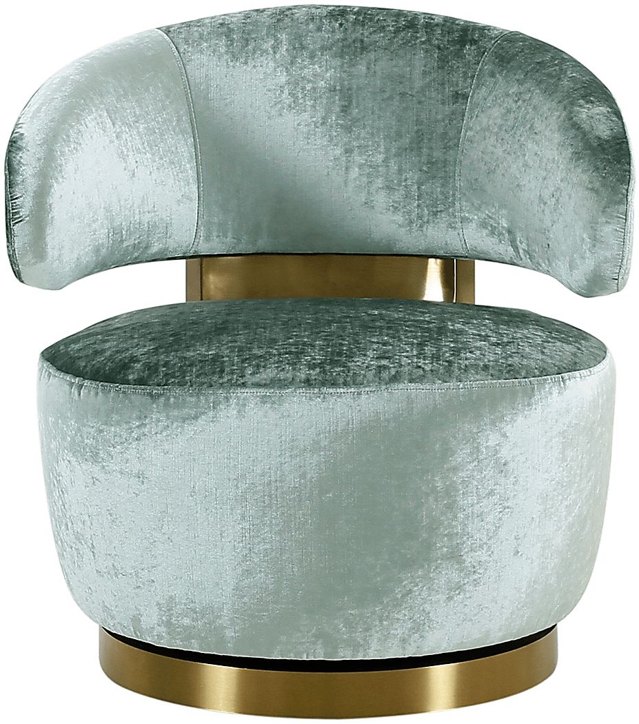 Amarjay Light Blue Accent Chair