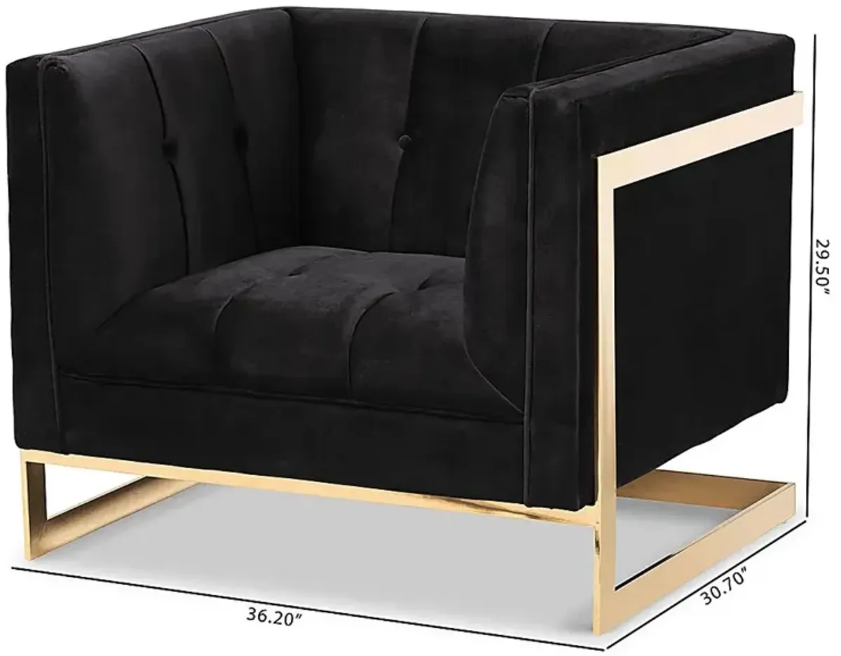 Celiarn Black Armchair