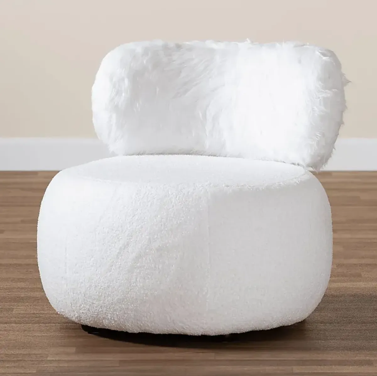 Cabrayla White Accent Chair