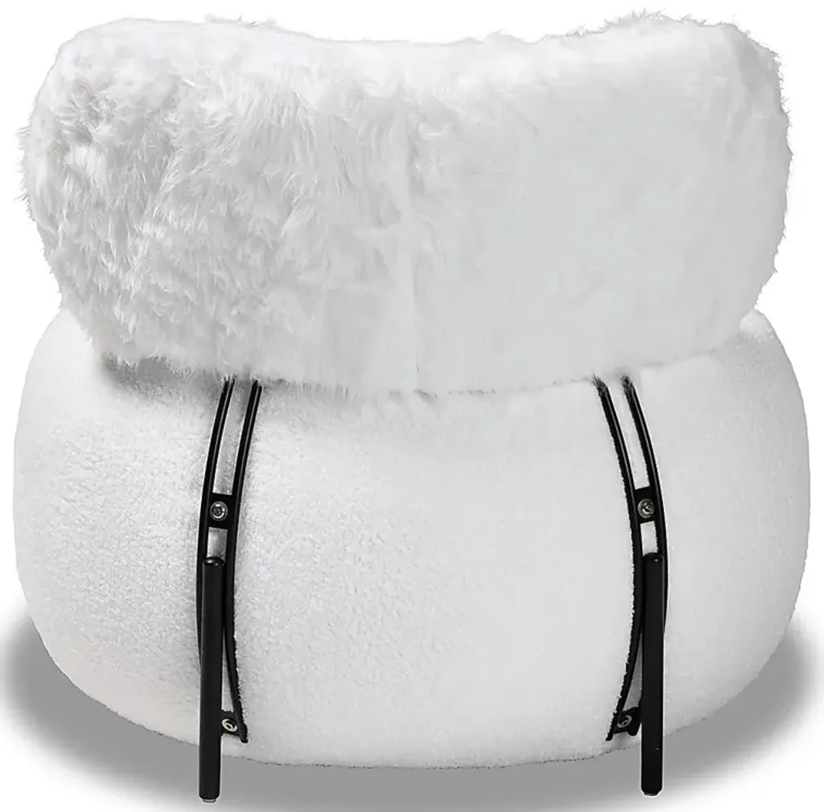 Cabrayla White Accent Chair