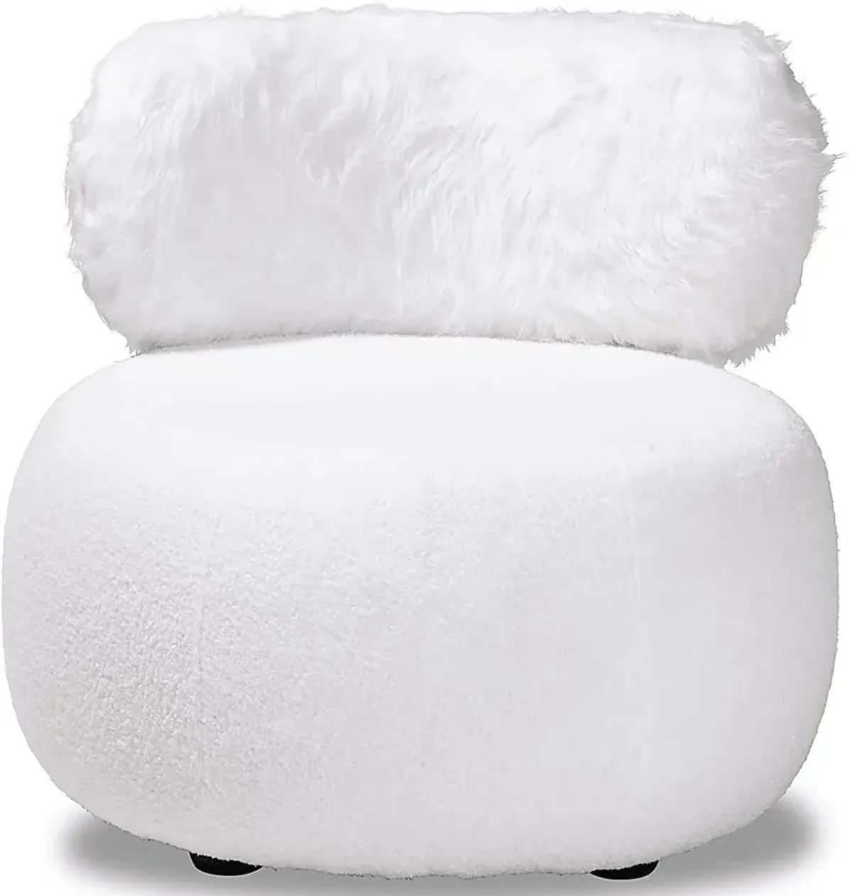 Cabrayla White Accent Chair