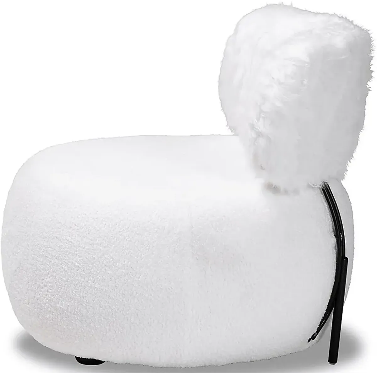 Cabrayla White Accent Chair