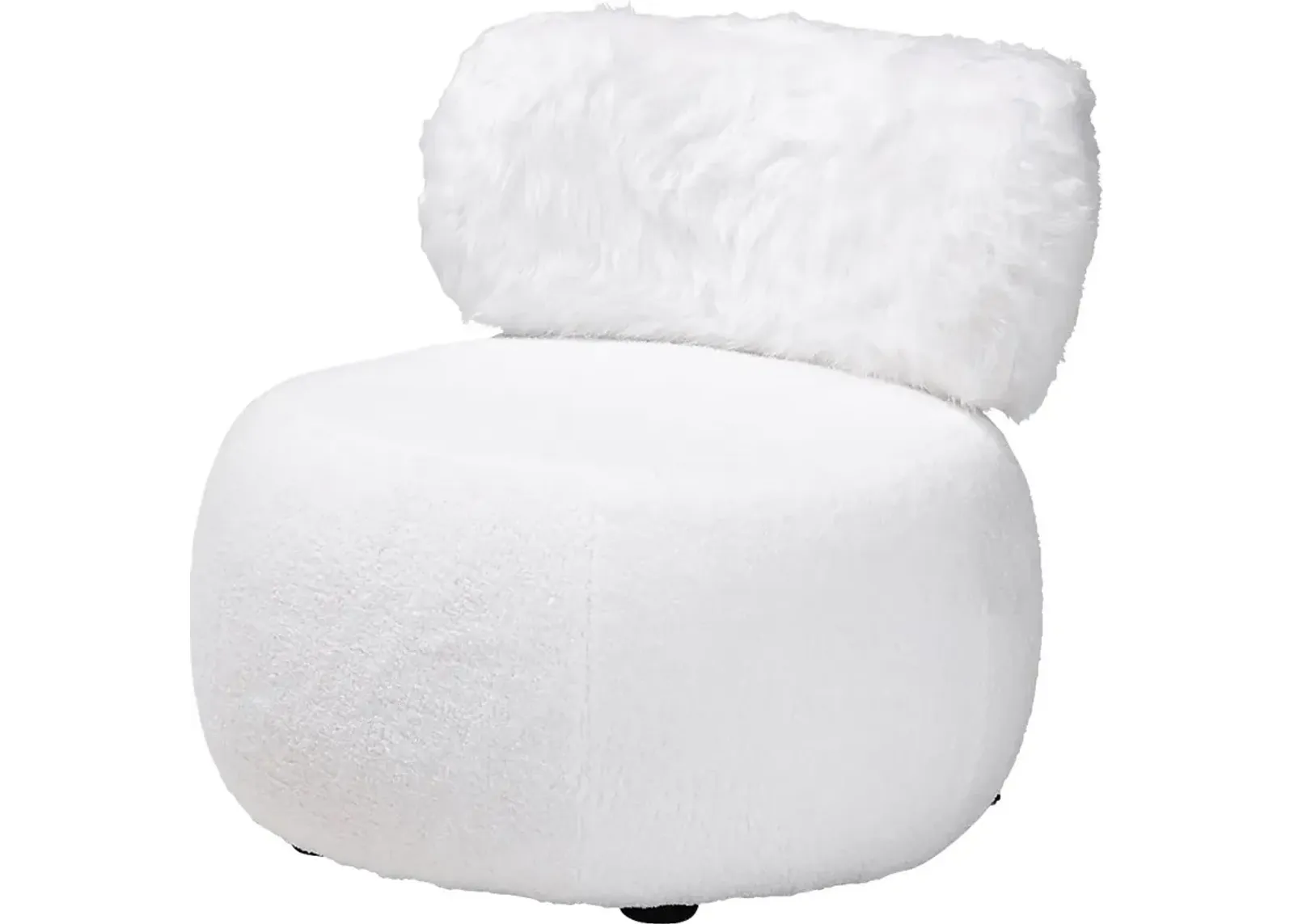 Cabrayla White Accent Chair