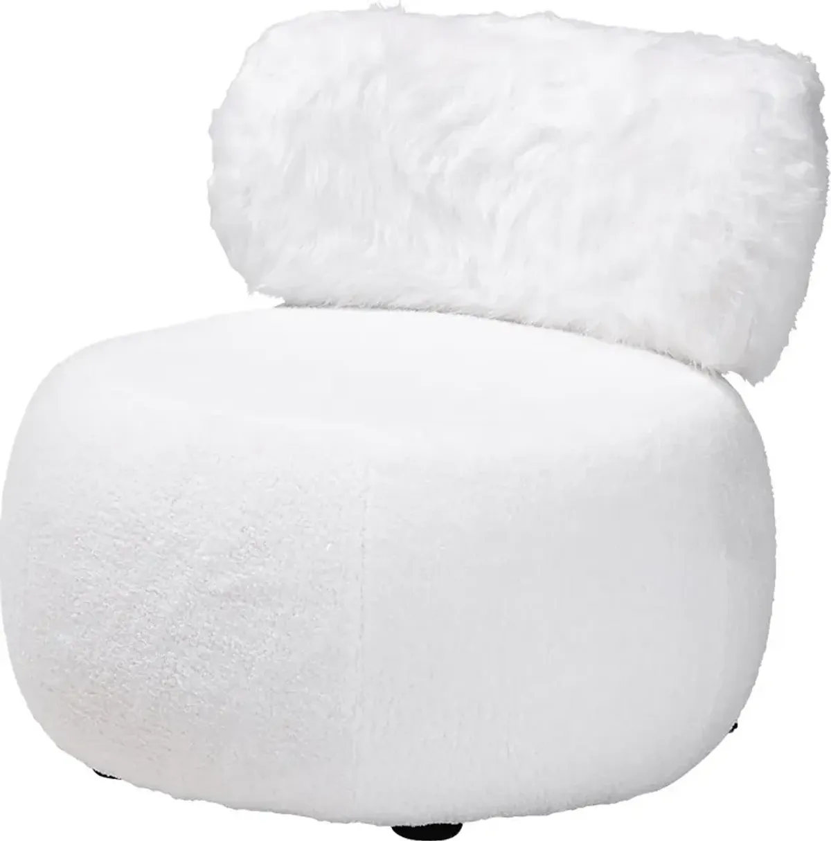 Cabrayla White Accent Chair