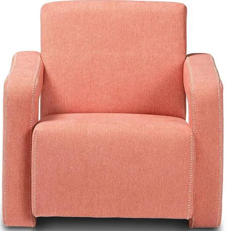 Ediane Light Red Accent Chair