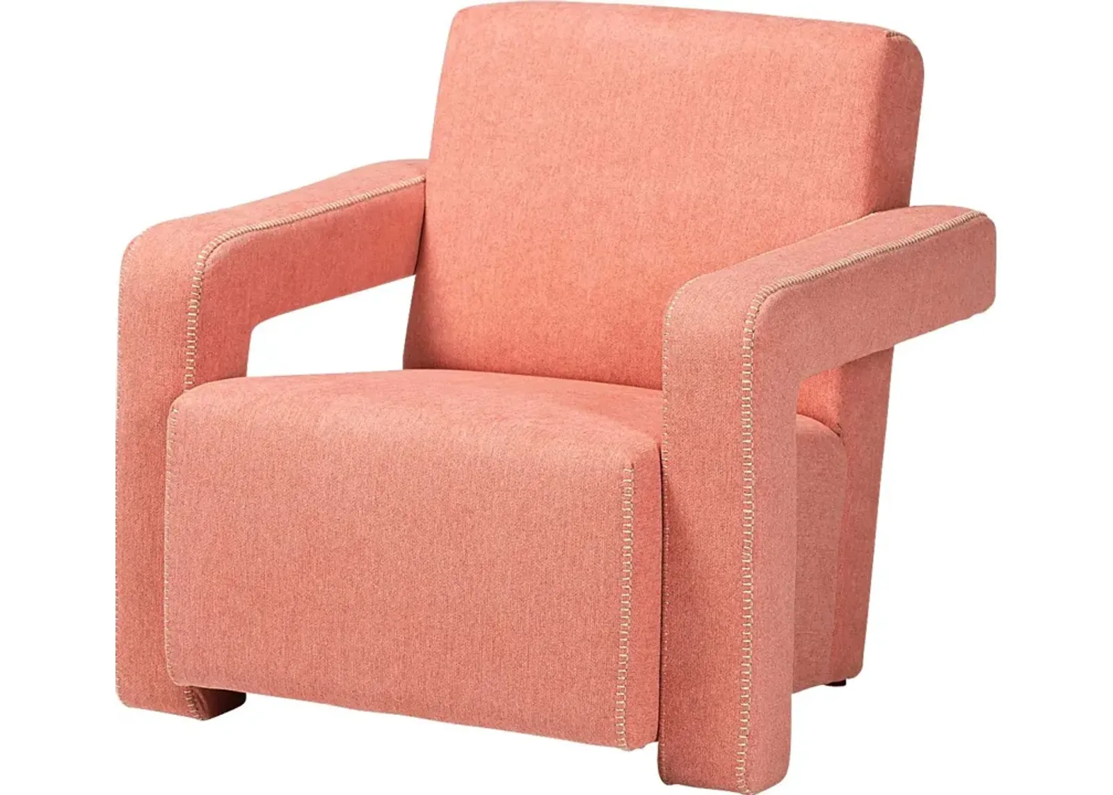 Ediane Light Red Accent Chair