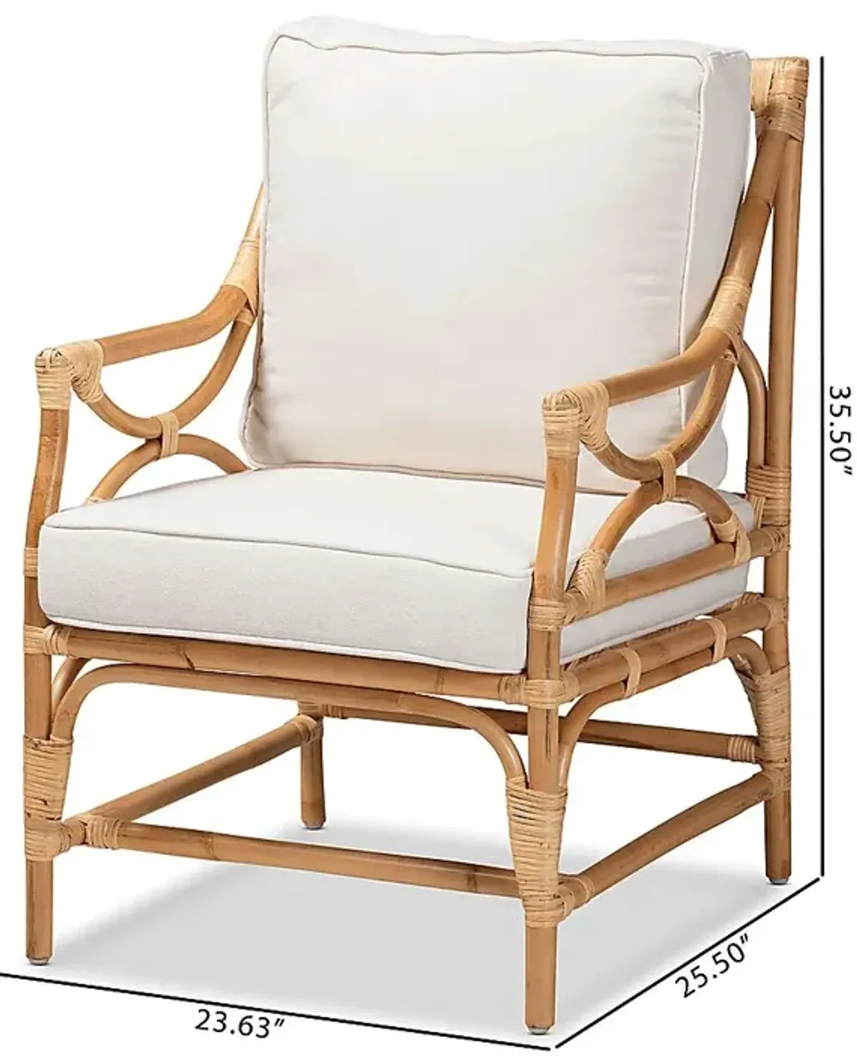 Adonan Natural Arm Chair