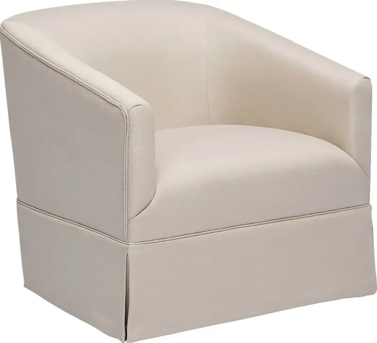 Carmick Beige Swivel Chair