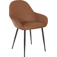 Hubbardton Brown Accent Chair