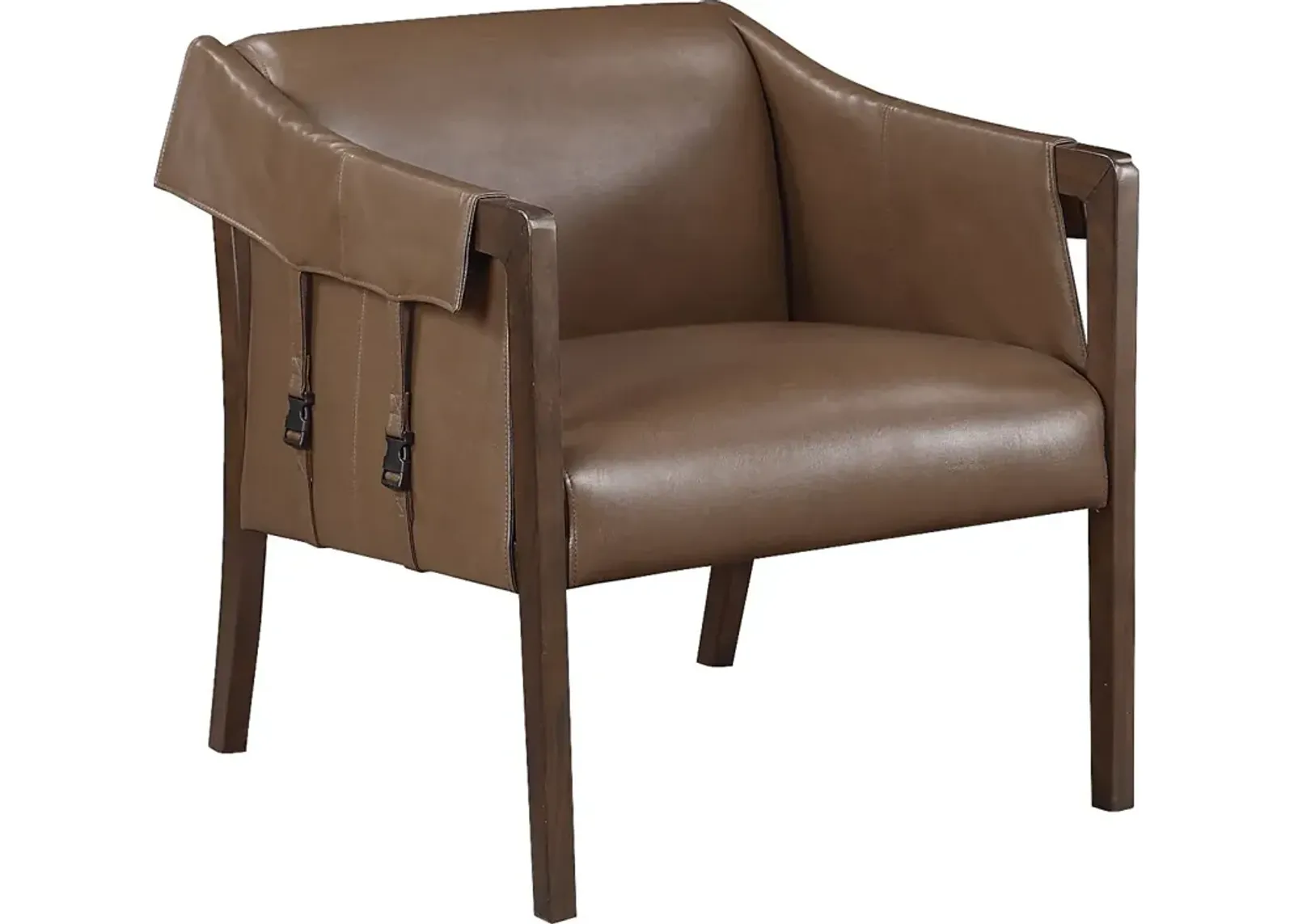 Kahul Brown Accent Chair