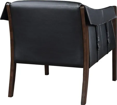 Kahul Black Accent Chair