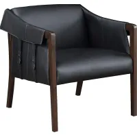 Kahul Black Accent Chair