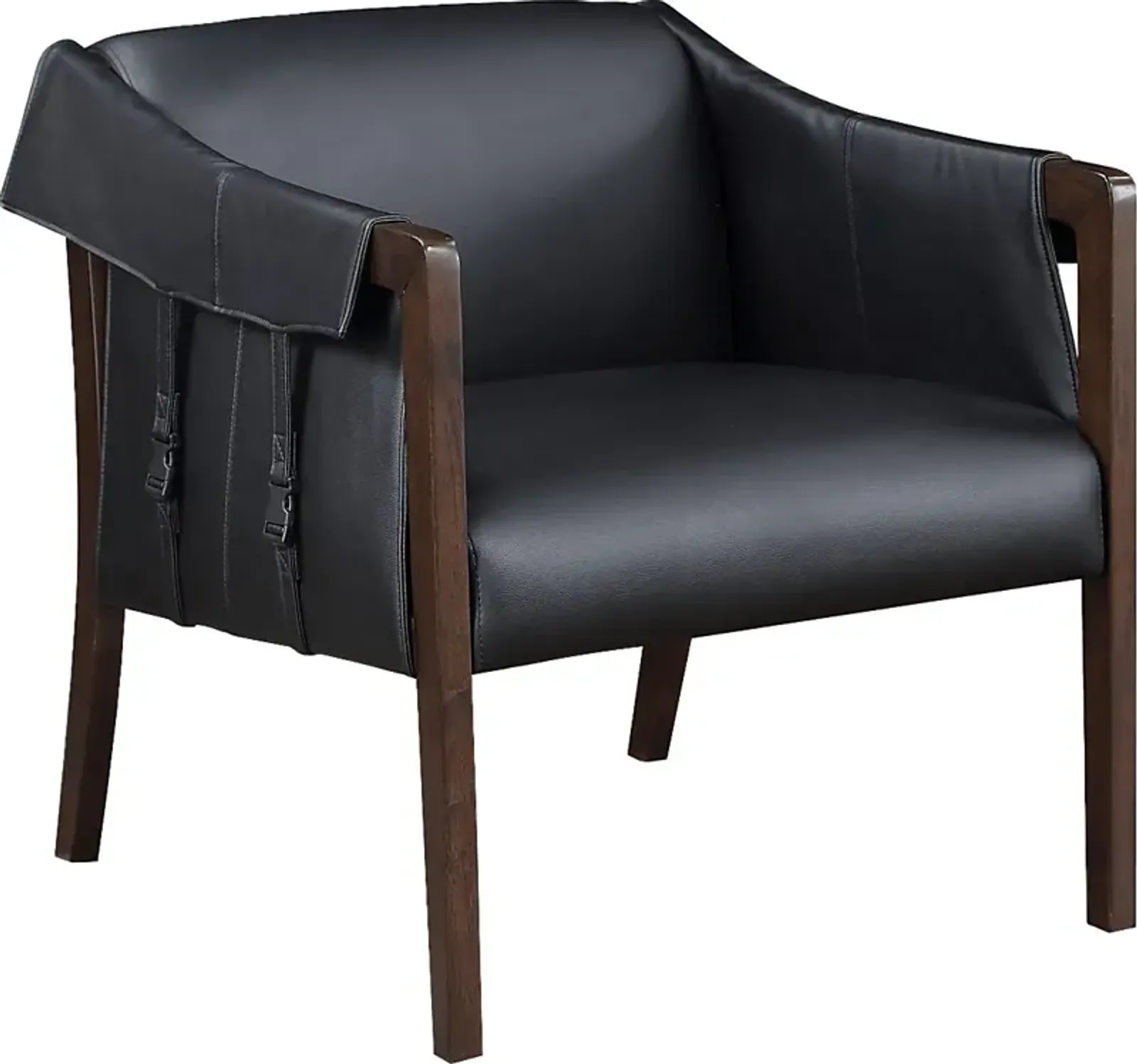 Kahul Black Accent Chair