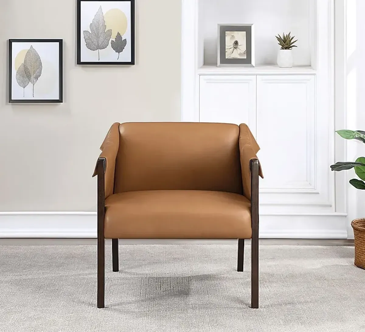 Kahul Camel Accent Chair