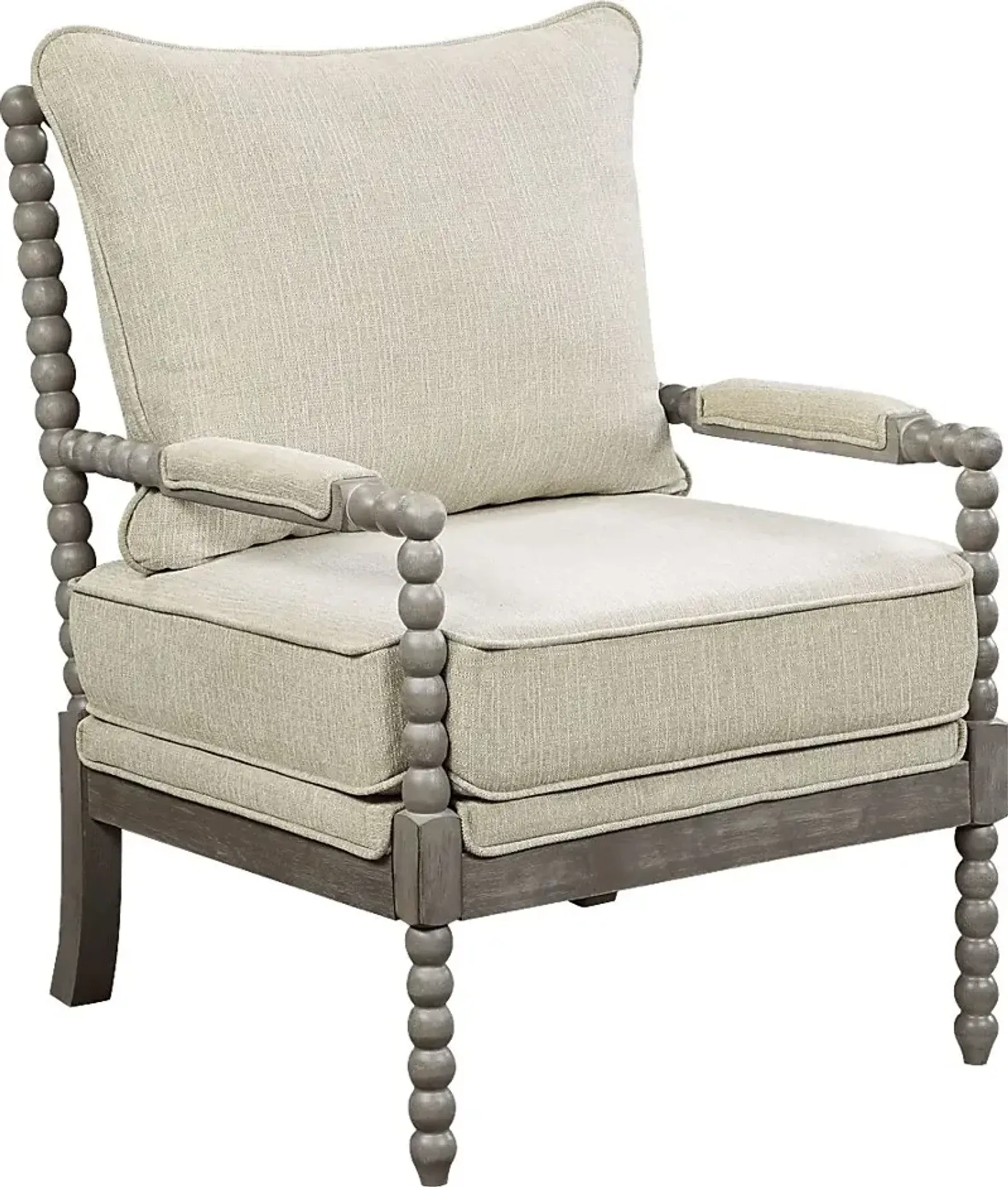 Avinelle Beige Accent Chair