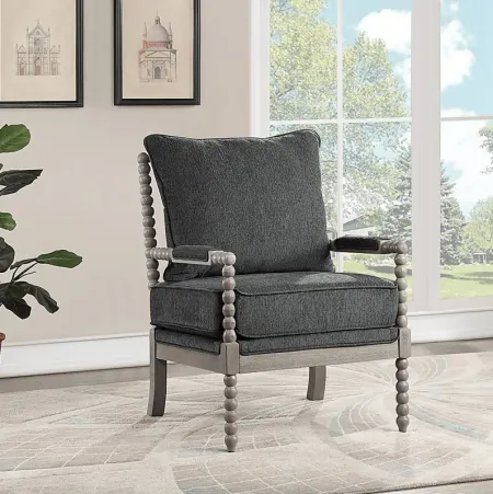Avinelle Dark Gray Accent Chair