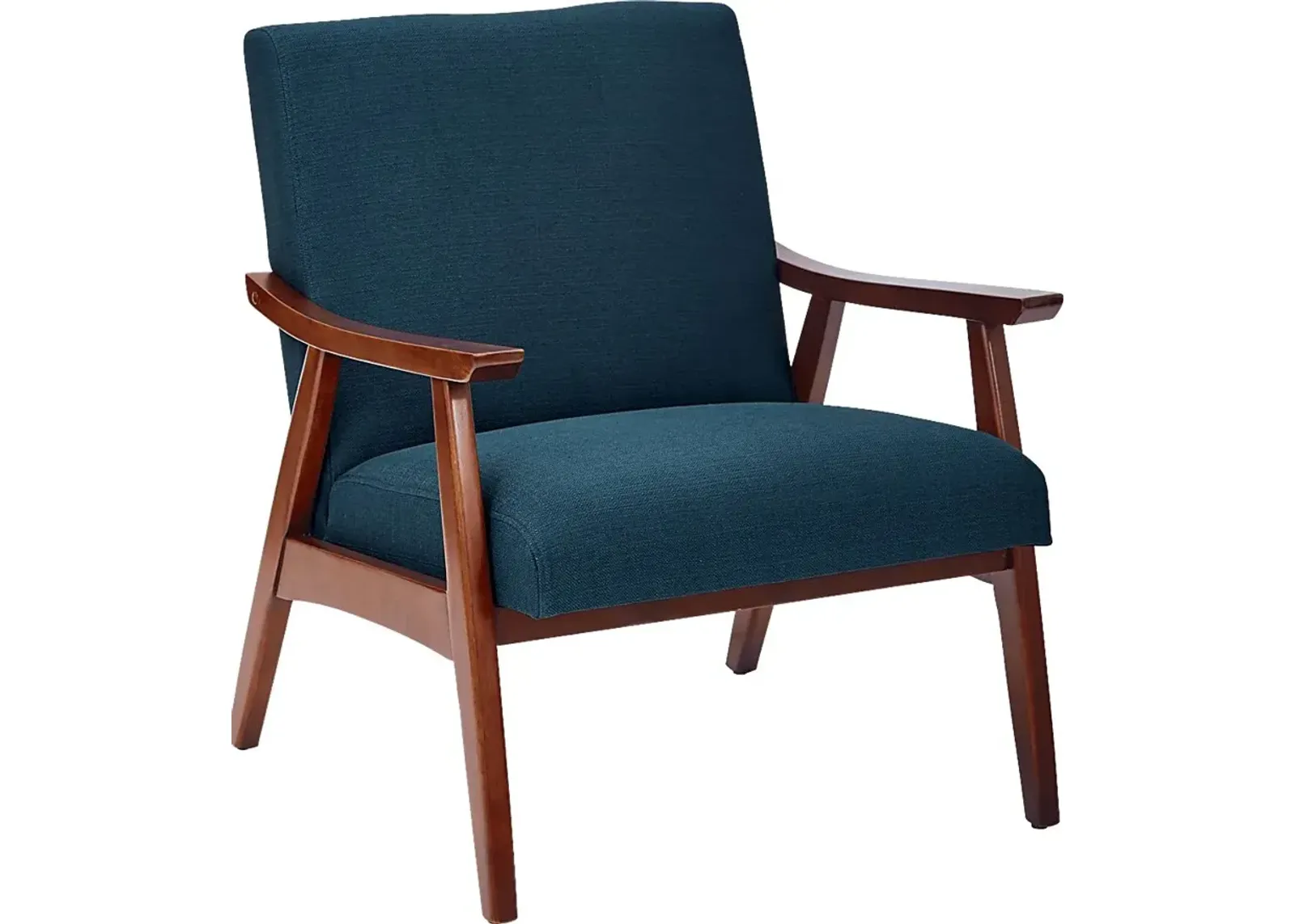 Avott Dark Blue Accent Chair