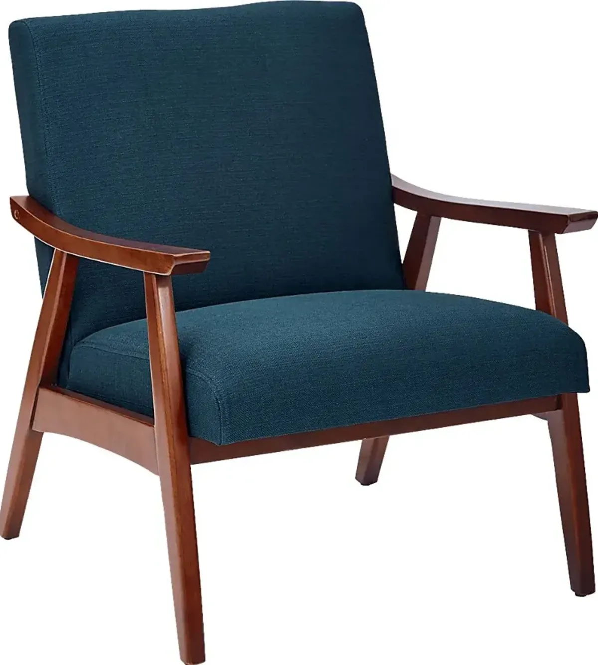 Avott Dark Blue Accent Chair