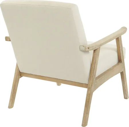 Sarapan I Cream Accent Chair