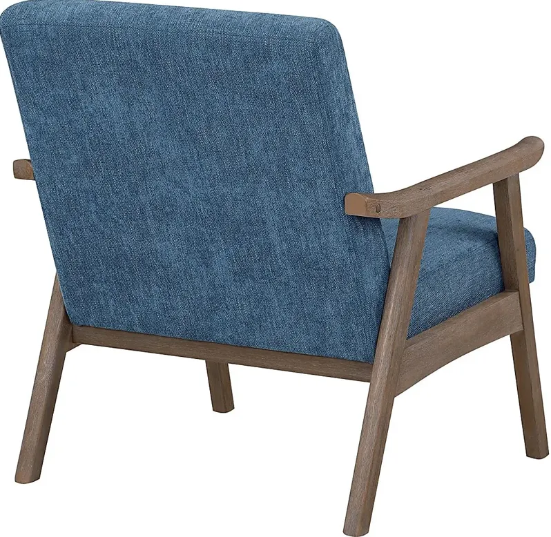 Sarapan II Navy Accent Chair