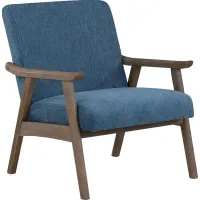 Sarapan II Navy Accent Chair