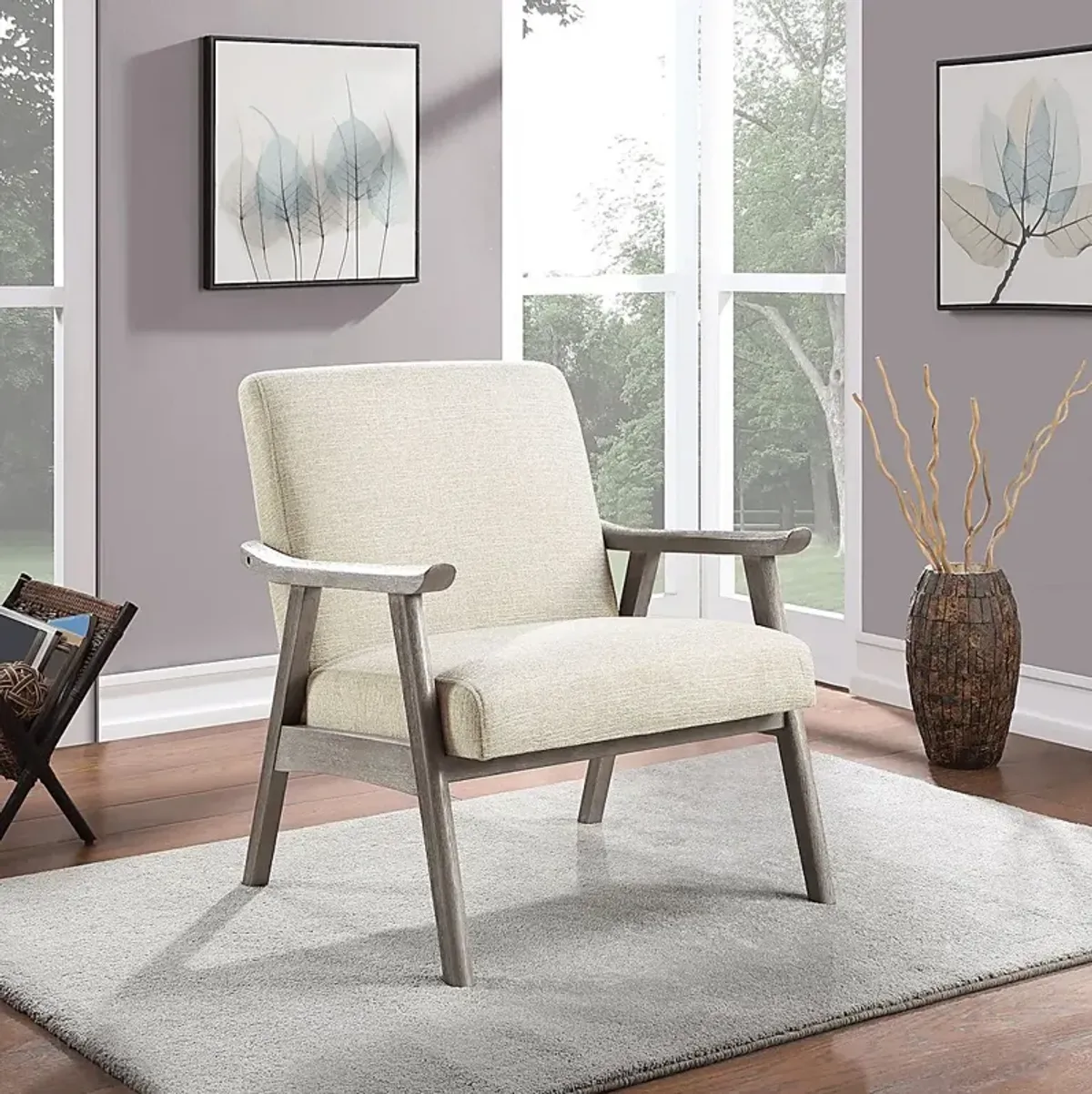 Sarapan III Beige Accent Chair