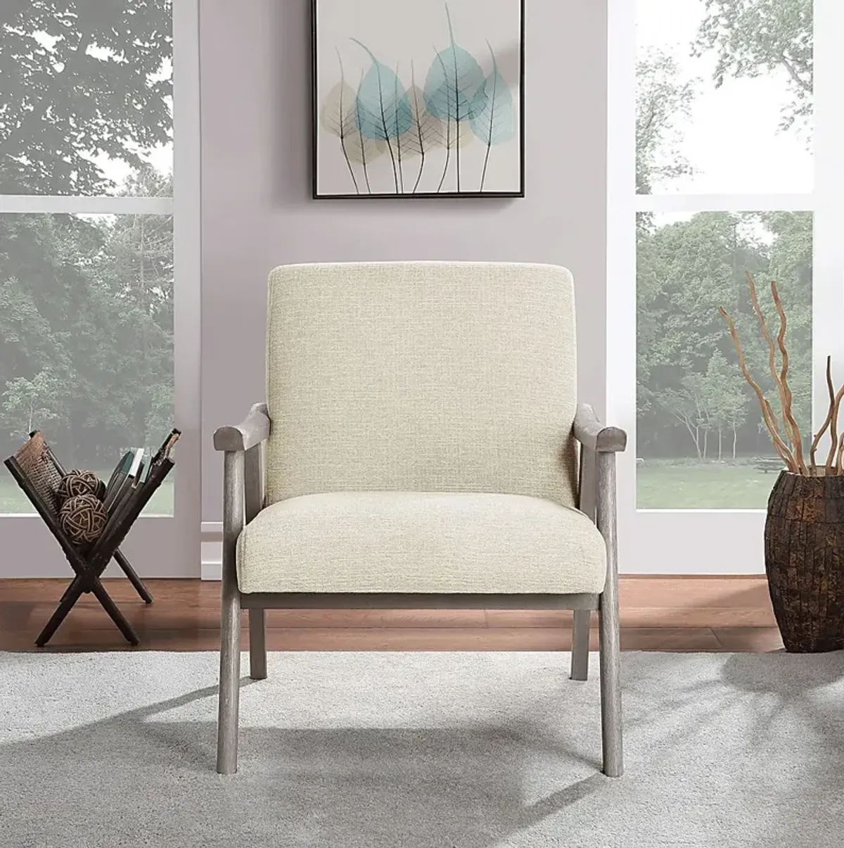 Sarapan III Beige Accent Chair