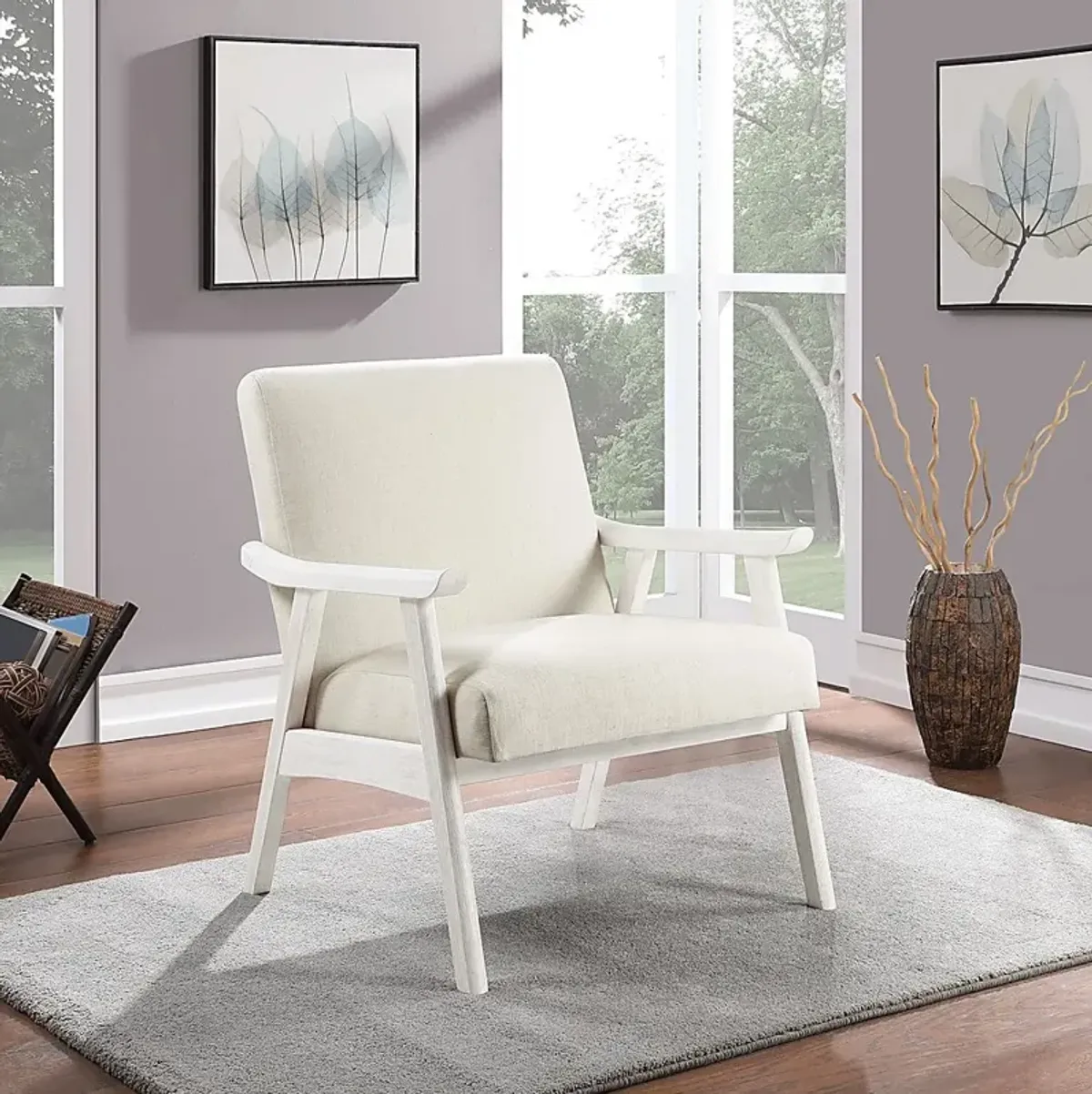 Sarapan IV Cream Accent Chair