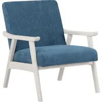 Sarapan IV Navy Accent Chair