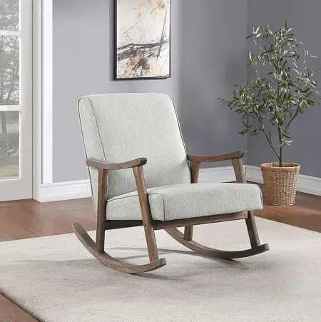 Eldonlee II Gray Rocker Chair