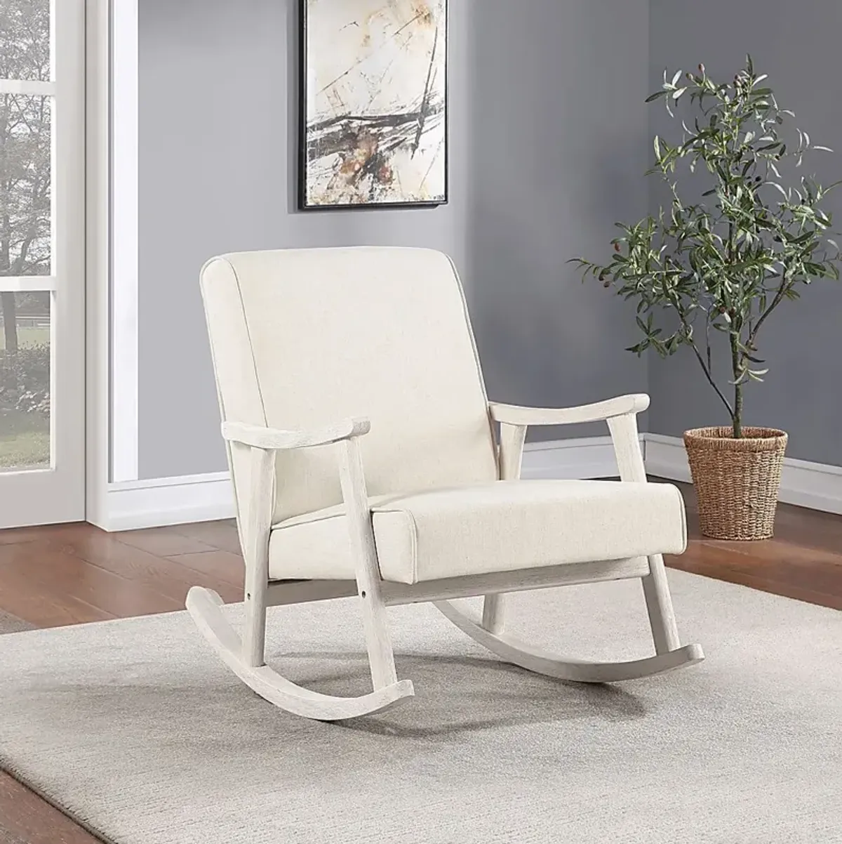 Eldonlee IV Cream Rocker Chair