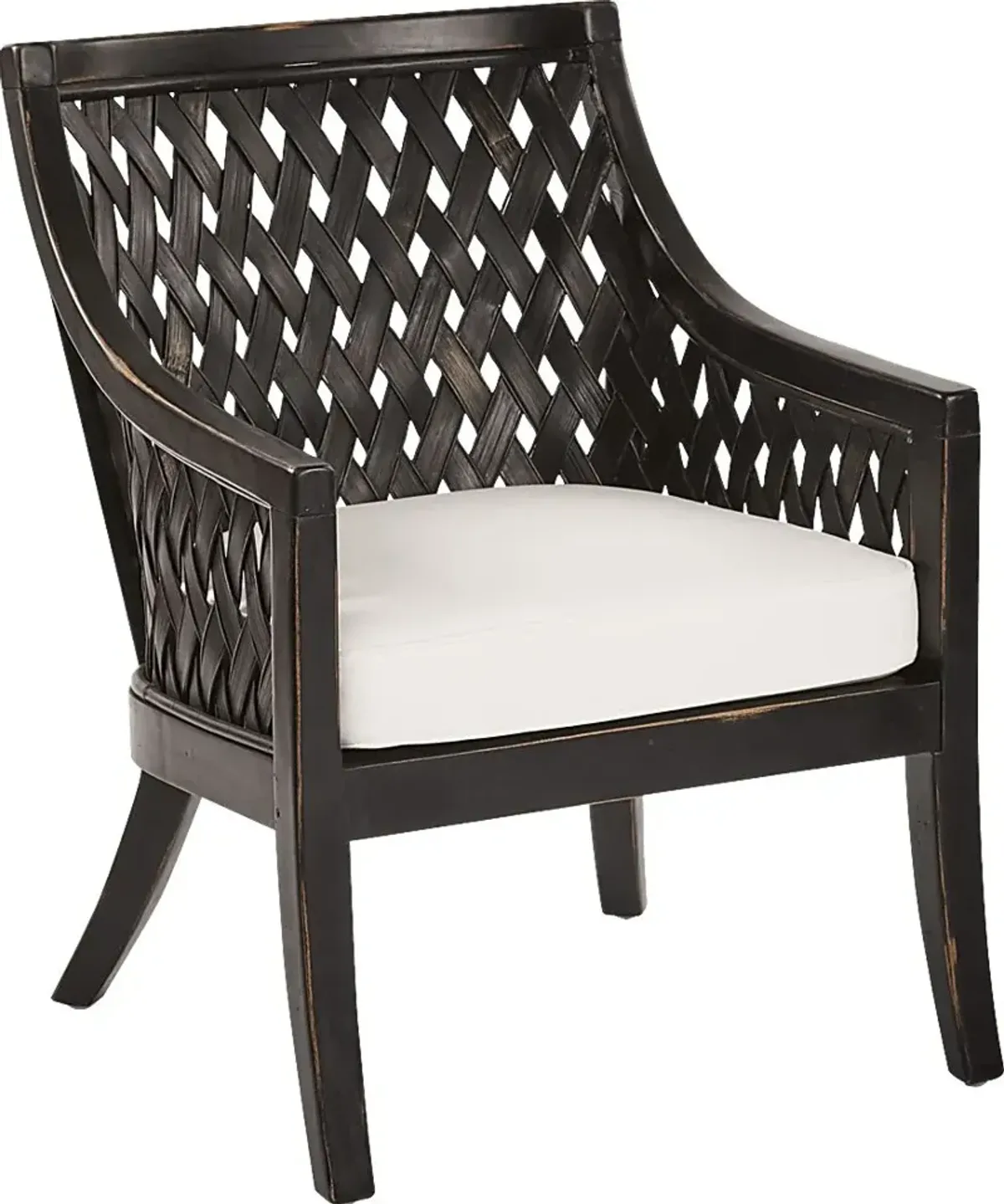 Lanian Black Accent Chair