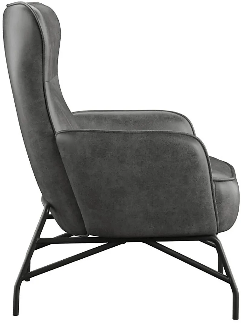 Geitz Charcoal Accent Chair