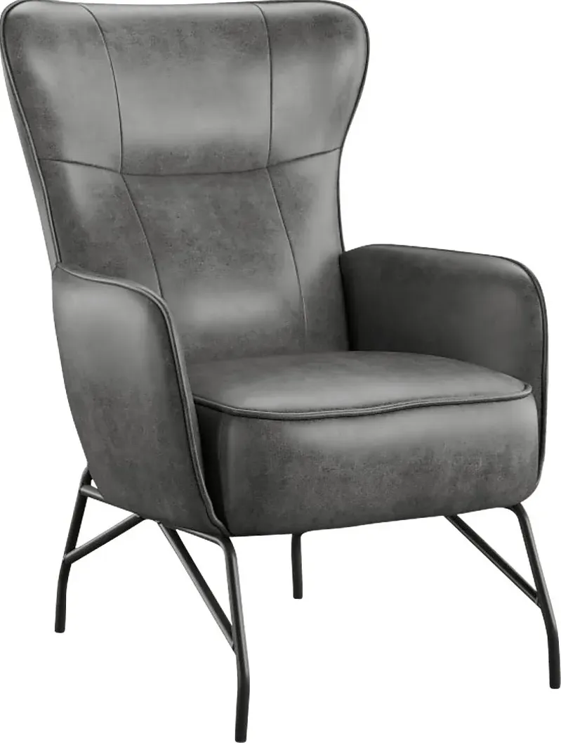 Geitz Charcoal Accent Chair