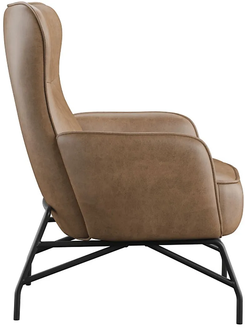 Geitz Brown Accent Chair