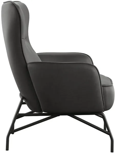 Geitz Black Accent Chair