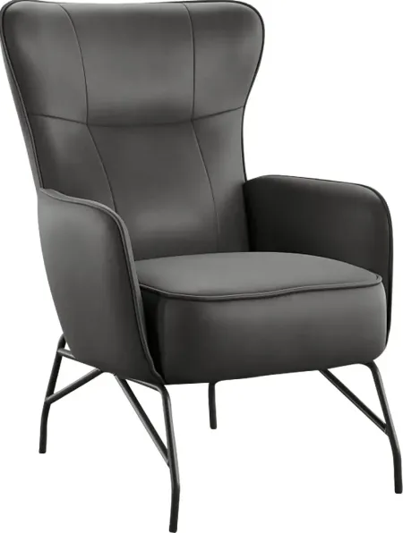 Geitz Black Accent Chair
