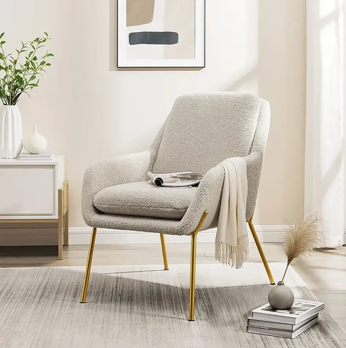 Otterbury Cream Accent Chair