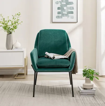 Otterbury Teal Accent Chair
