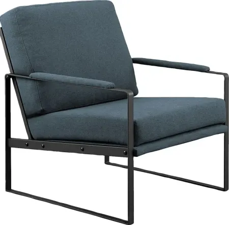 Nairen Blue Accent Chair