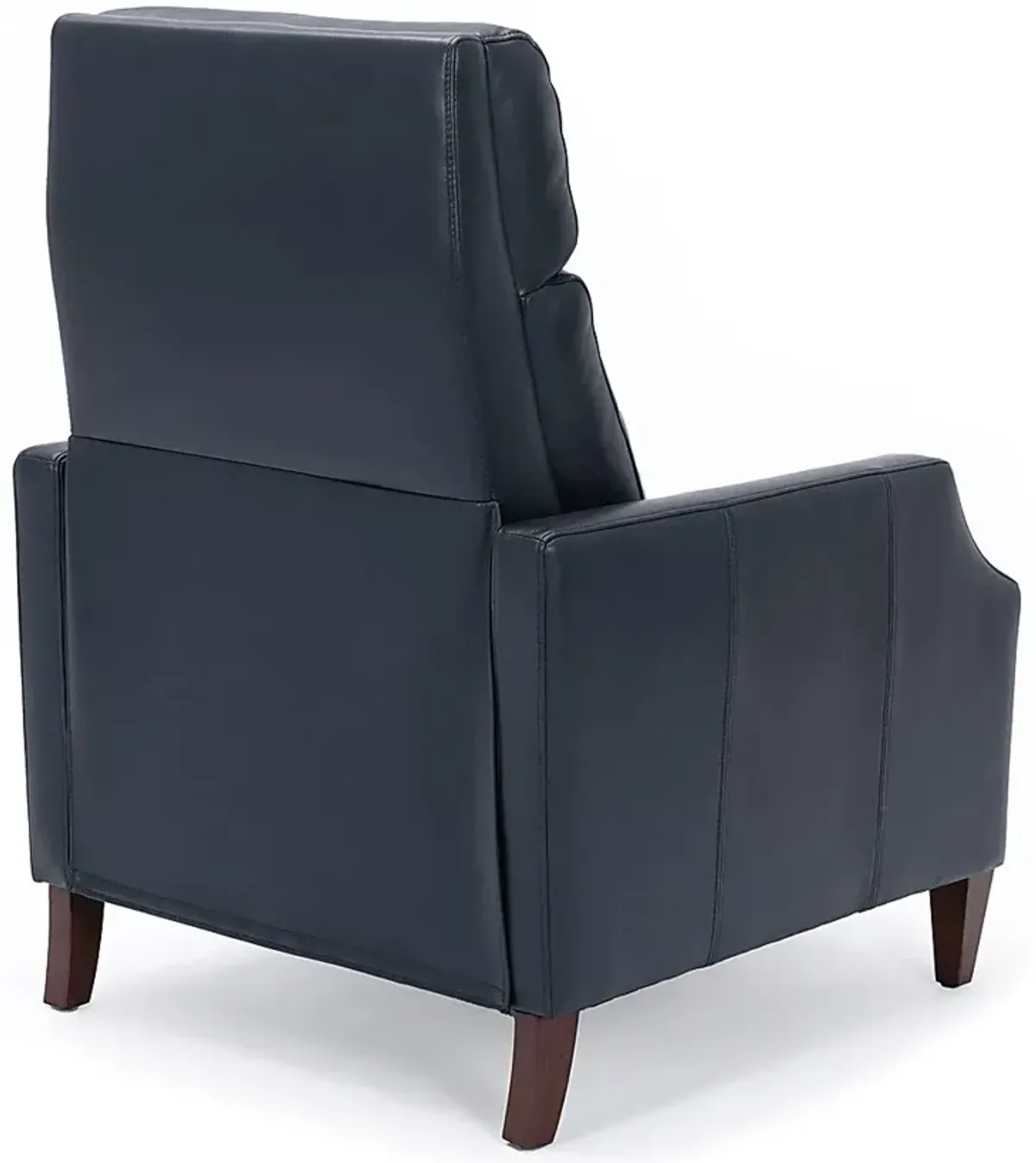 Grayview Blue Push Back Recliner