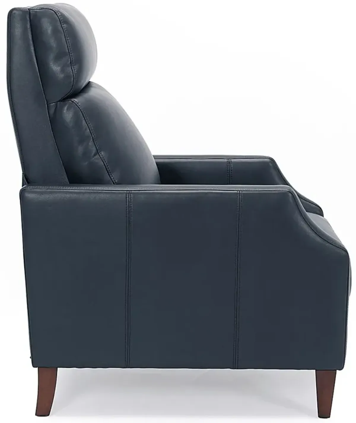 Grayview Blue Push Back Recliner